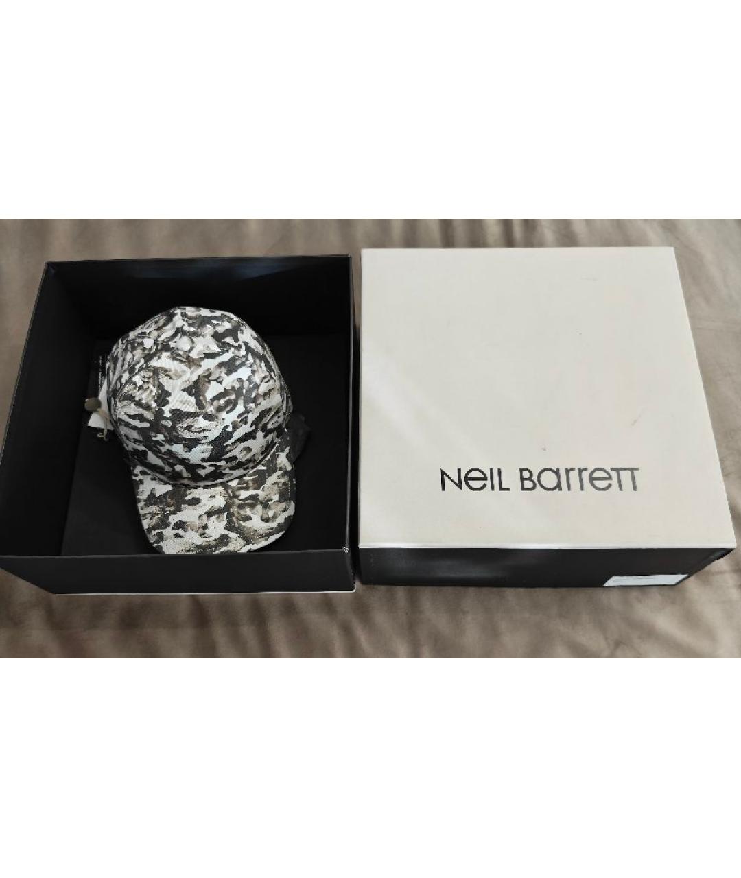 NEIL BARRETT Мульти хлопковая кепка/бейсболка, фото 2