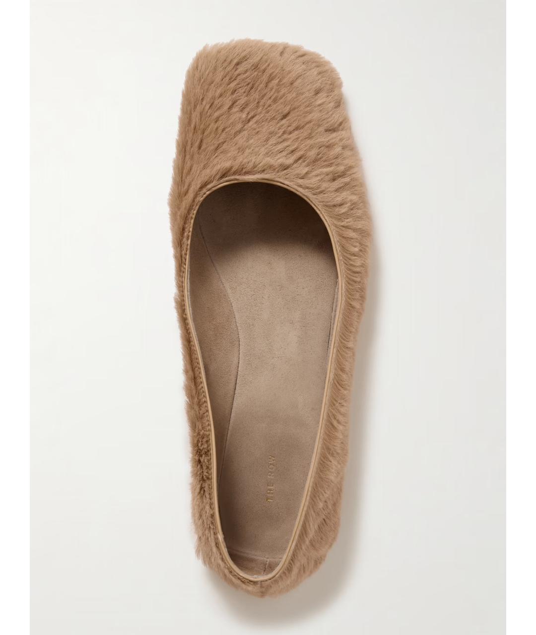 THE ROW Бежевые кожаные балетки, фото 3