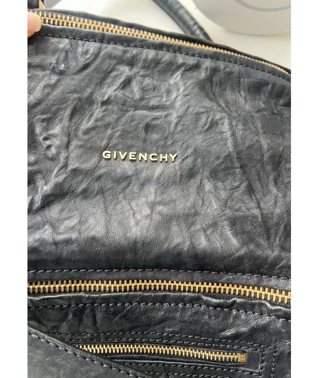 GIVENCHY Черная кожаная сумка через плечо, фото 3