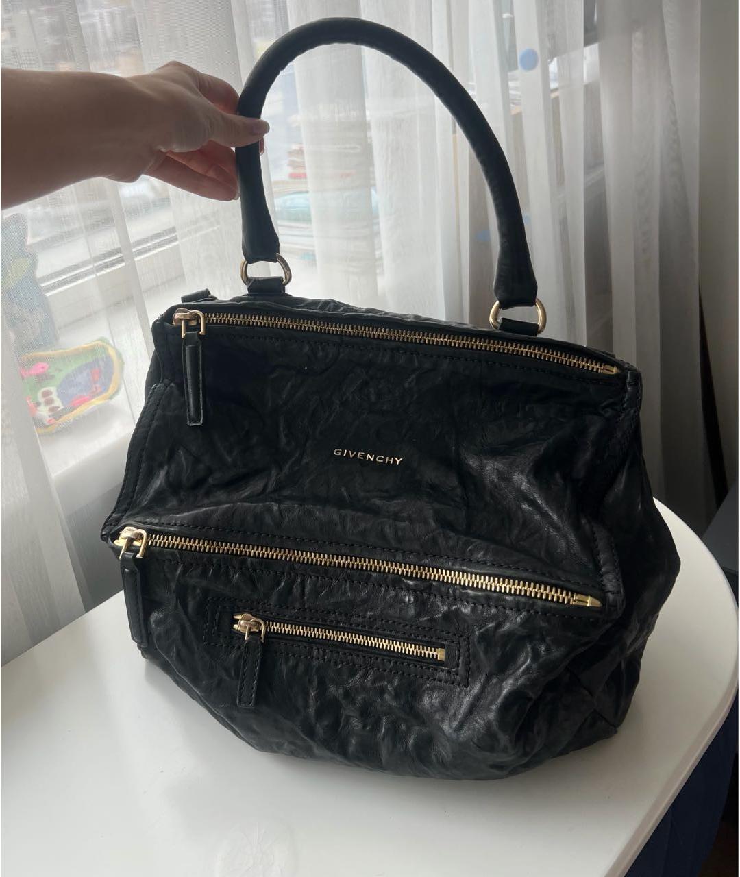 GIVENCHY Черная кожаная сумка через плечо, фото 9