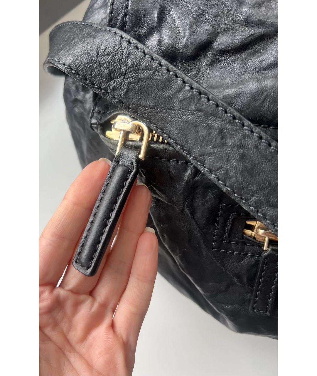 GIVENCHY Черная кожаная сумка через плечо, фото 4