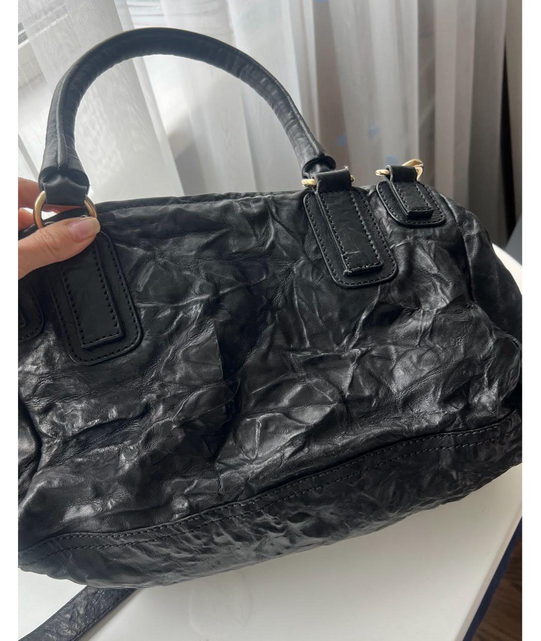 GIVENCHY Черная кожаная сумка через плечо, фото 5