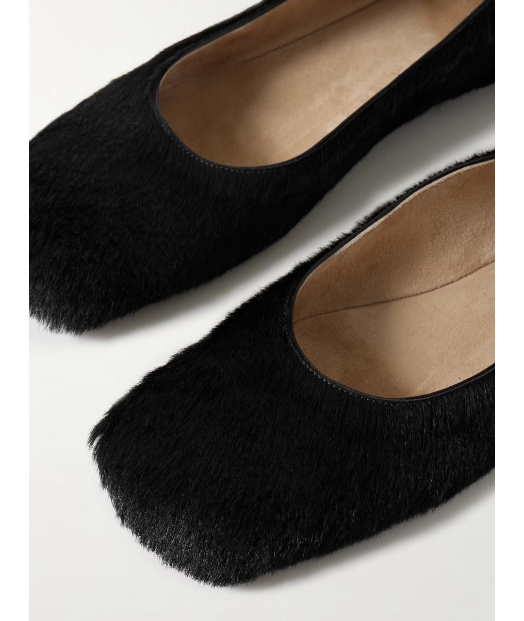 THE ROW Черные кожаные балетки, фото 3