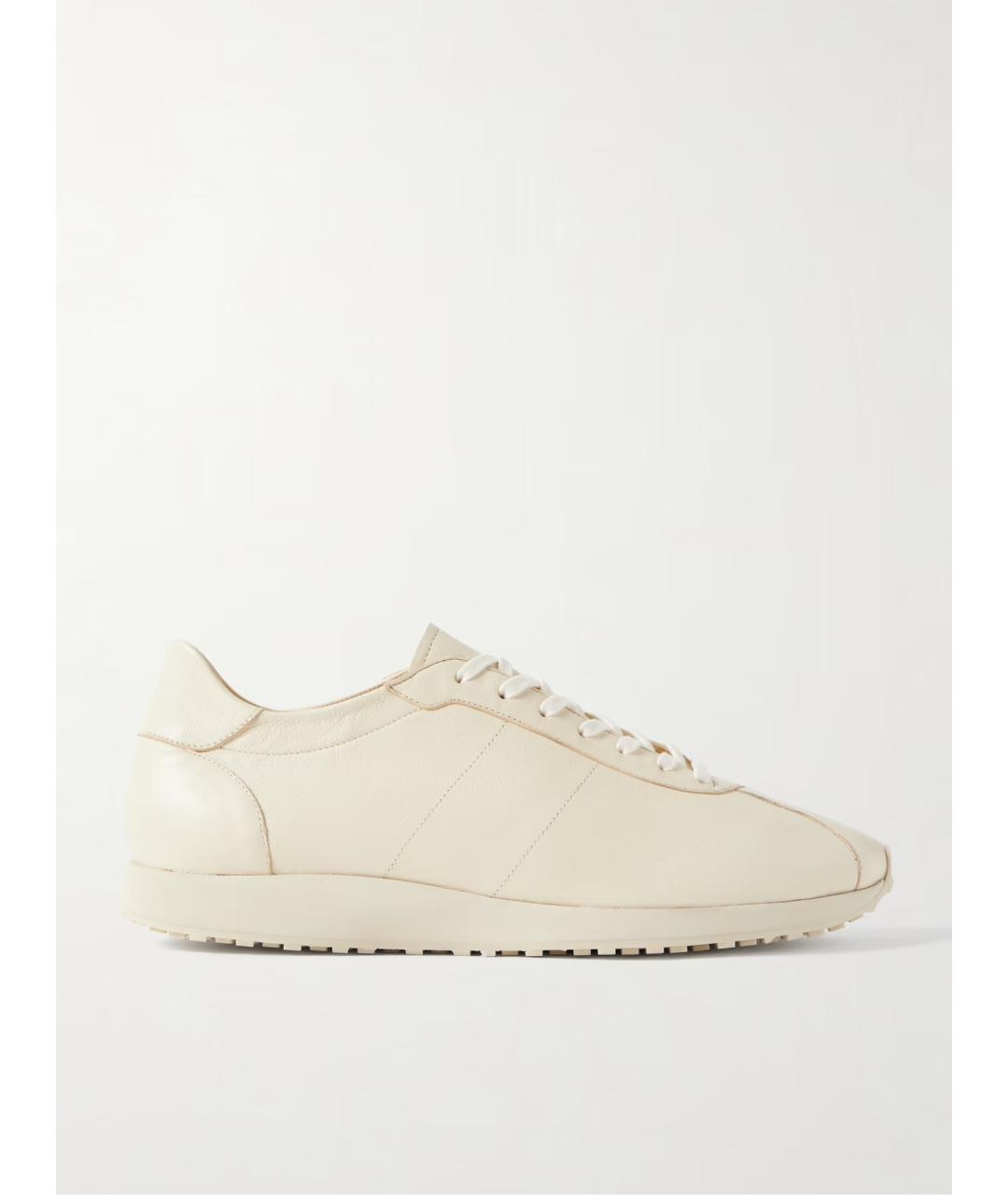 THE ROW Бежевые кожаные кроссовки, фото 7