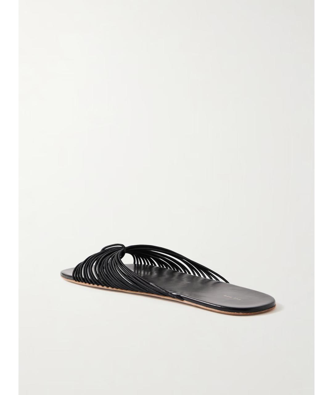 THE ROW Черные шлепанцы, фото 3