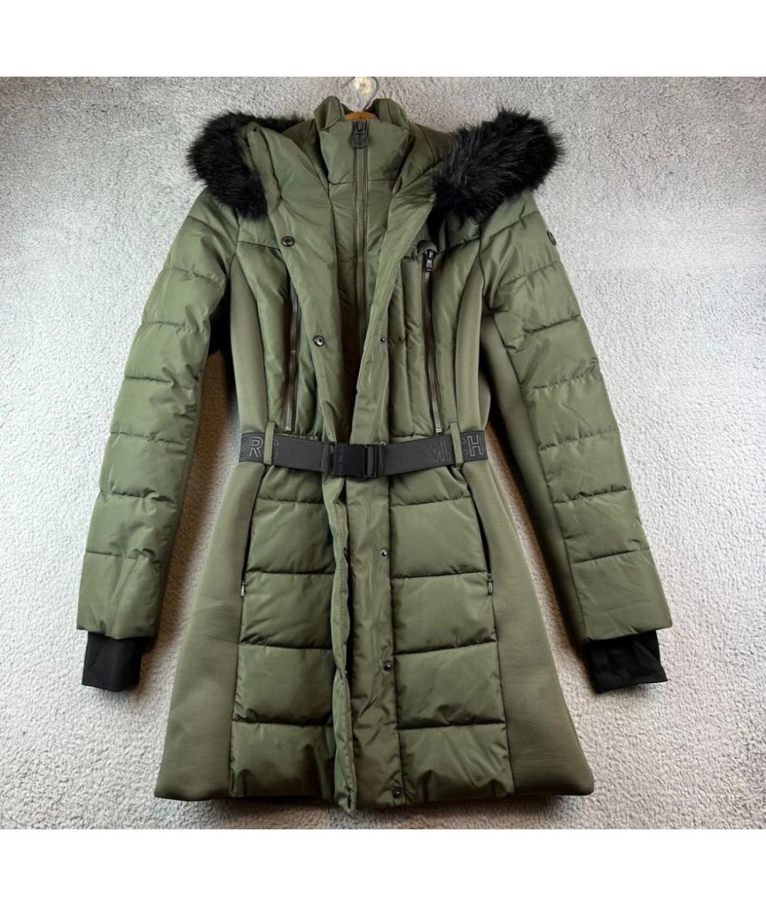 MICHAEL KORS Хаки полиэстеровая куртка, фото 8