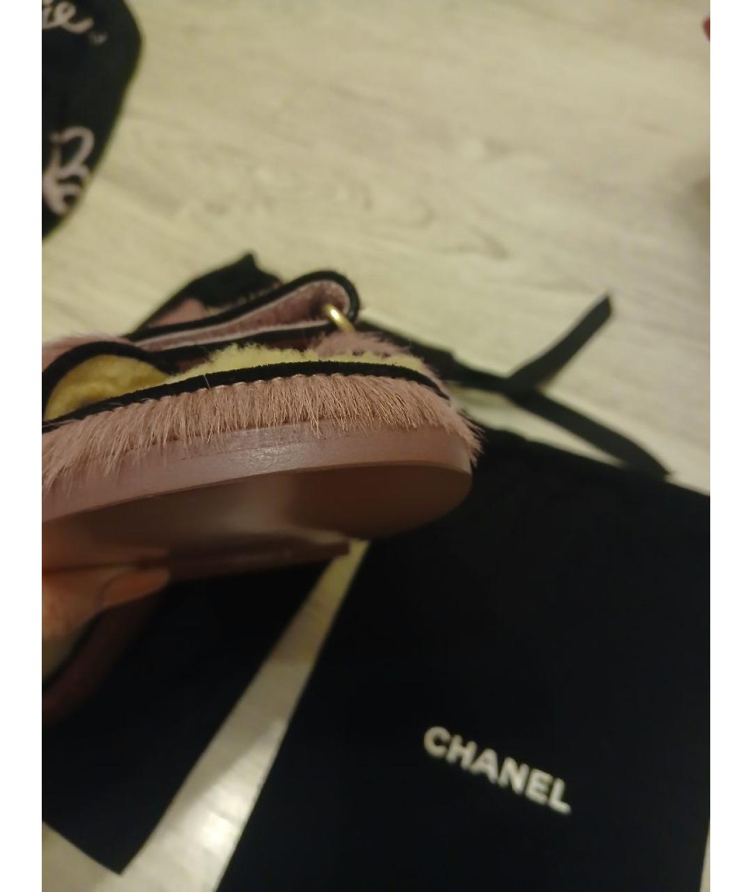 CHANEL Розовые сандалии, фото 7