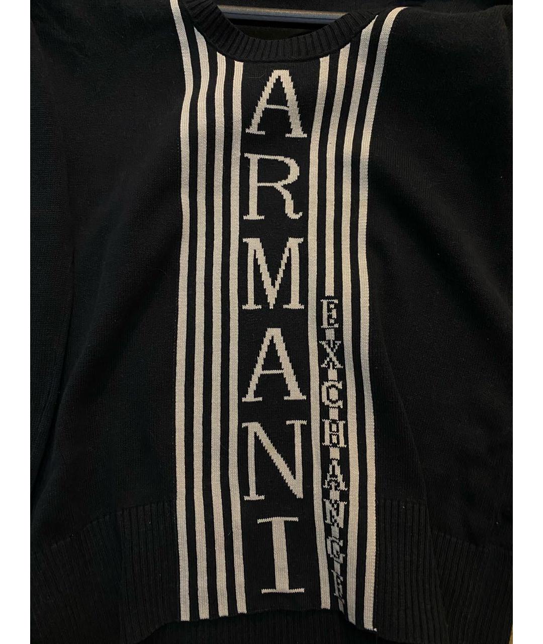 ARMANI JEANS Черный джемпер / свитер, фото 4