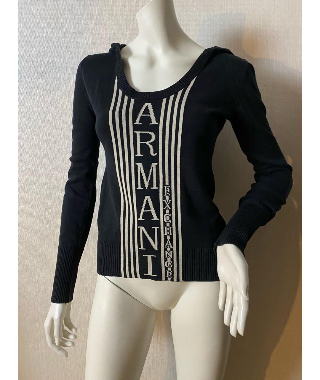 ARMANI JEANS Черный джемпер / свитер, фото 3