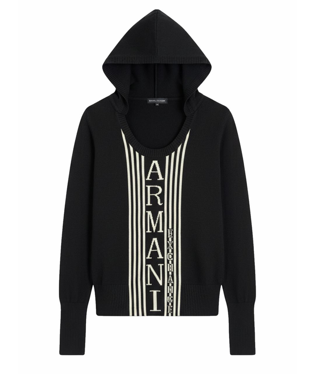 ARMANI JEANS Черный джемпер / свитер, фото 1