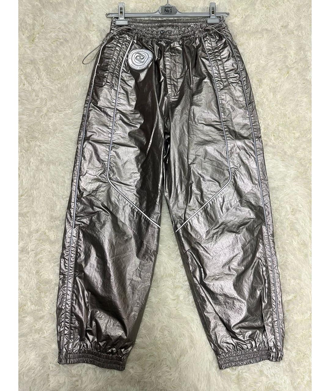 JUUN.J Серебряные повседневные брюки, фото 7