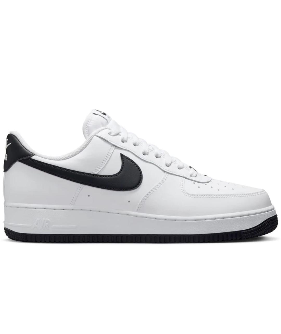 NIKE Белые кожаные низкие кроссовки / кеды, фото 1