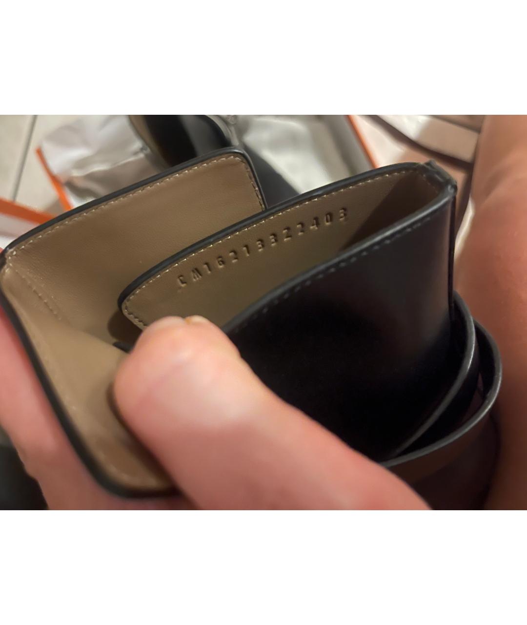 HERMES Черные кожаные ботинки, фото 6