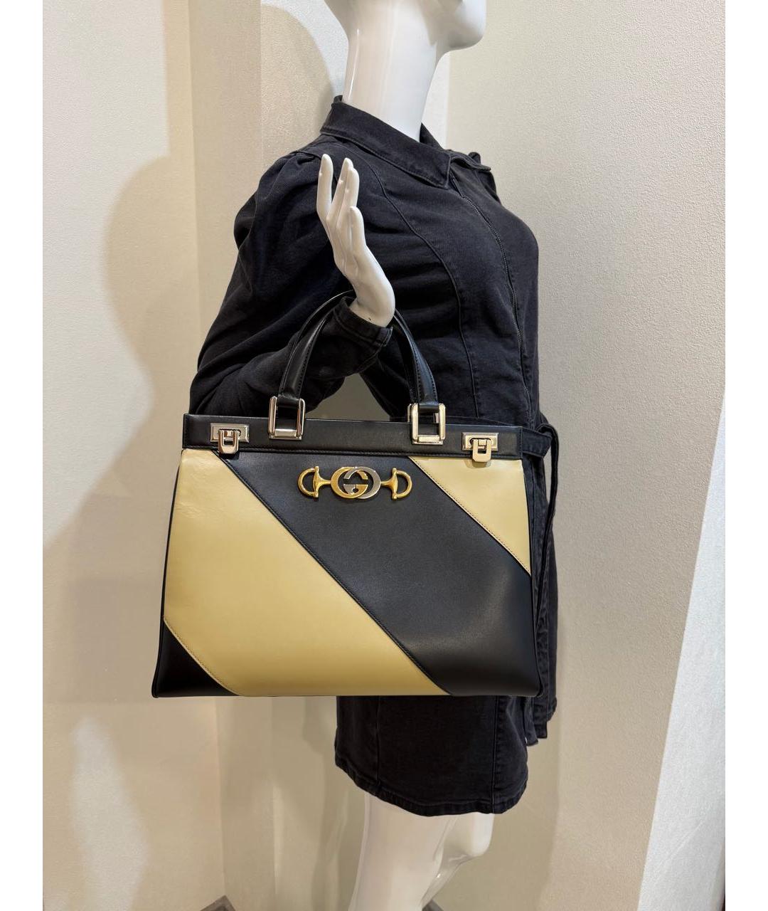 GUCCI Мульти кожаная сумка с короткими ручками, фото 8