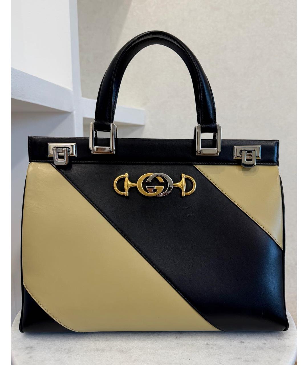 GUCCI Мульти кожаная сумка с короткими ручками, фото 2