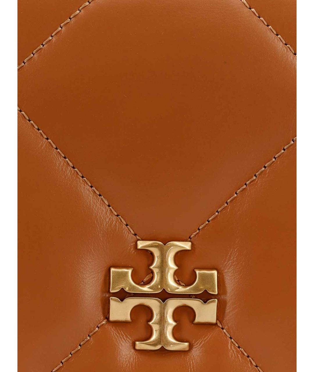 TORY BURCH Коричневая кожаная сумка через плечо, фото 5