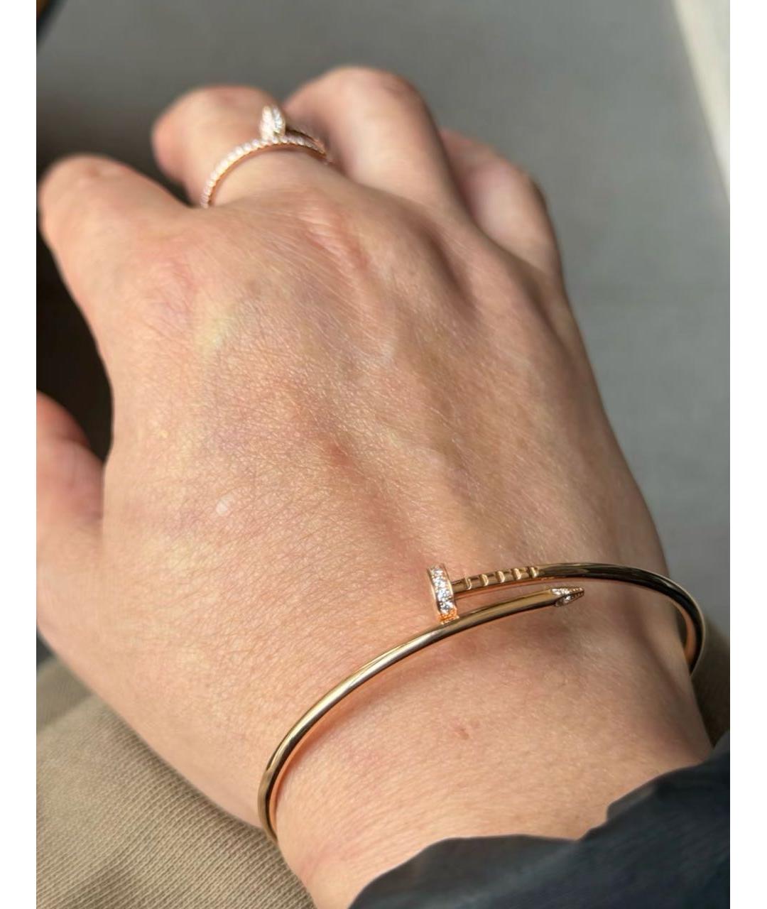 CARTIER Розовый браслет из розового золота, фото 5