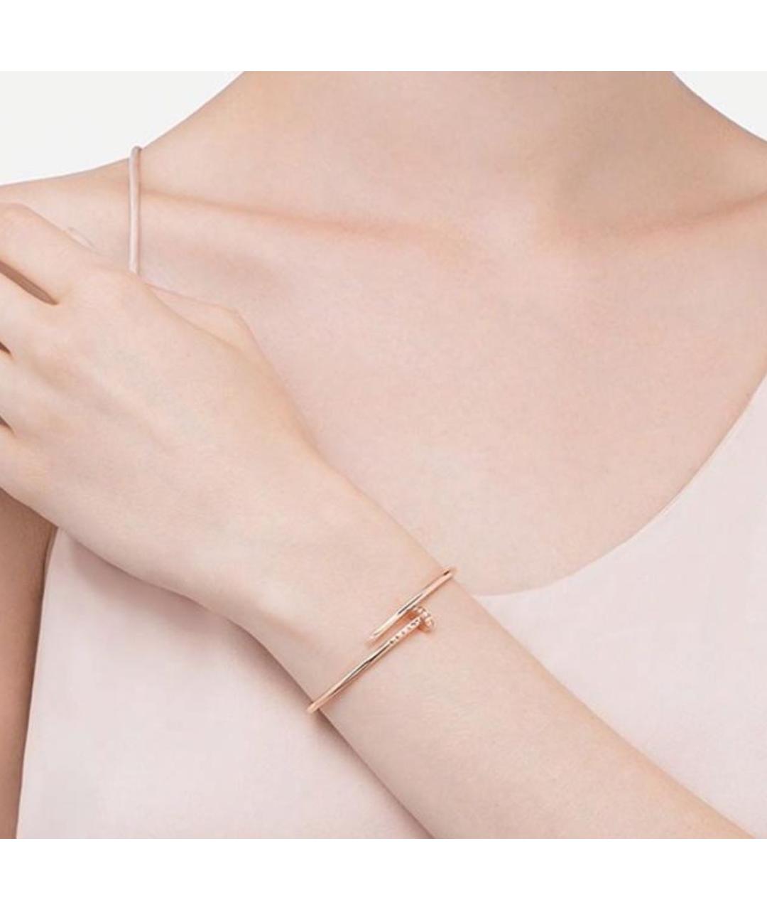 CARTIER Розовый браслет из розового золота, фото 2