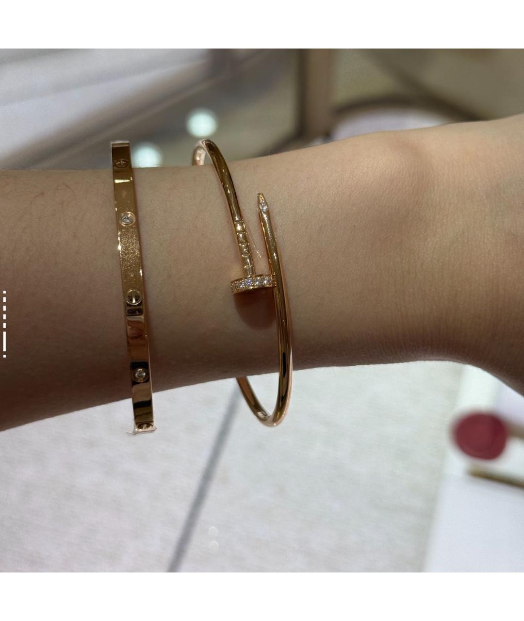 CARTIER Розовый браслет из розового золота, фото 6