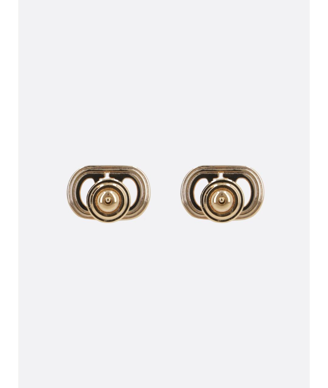 VALENTINO Золотые металлические серьги, фото 2