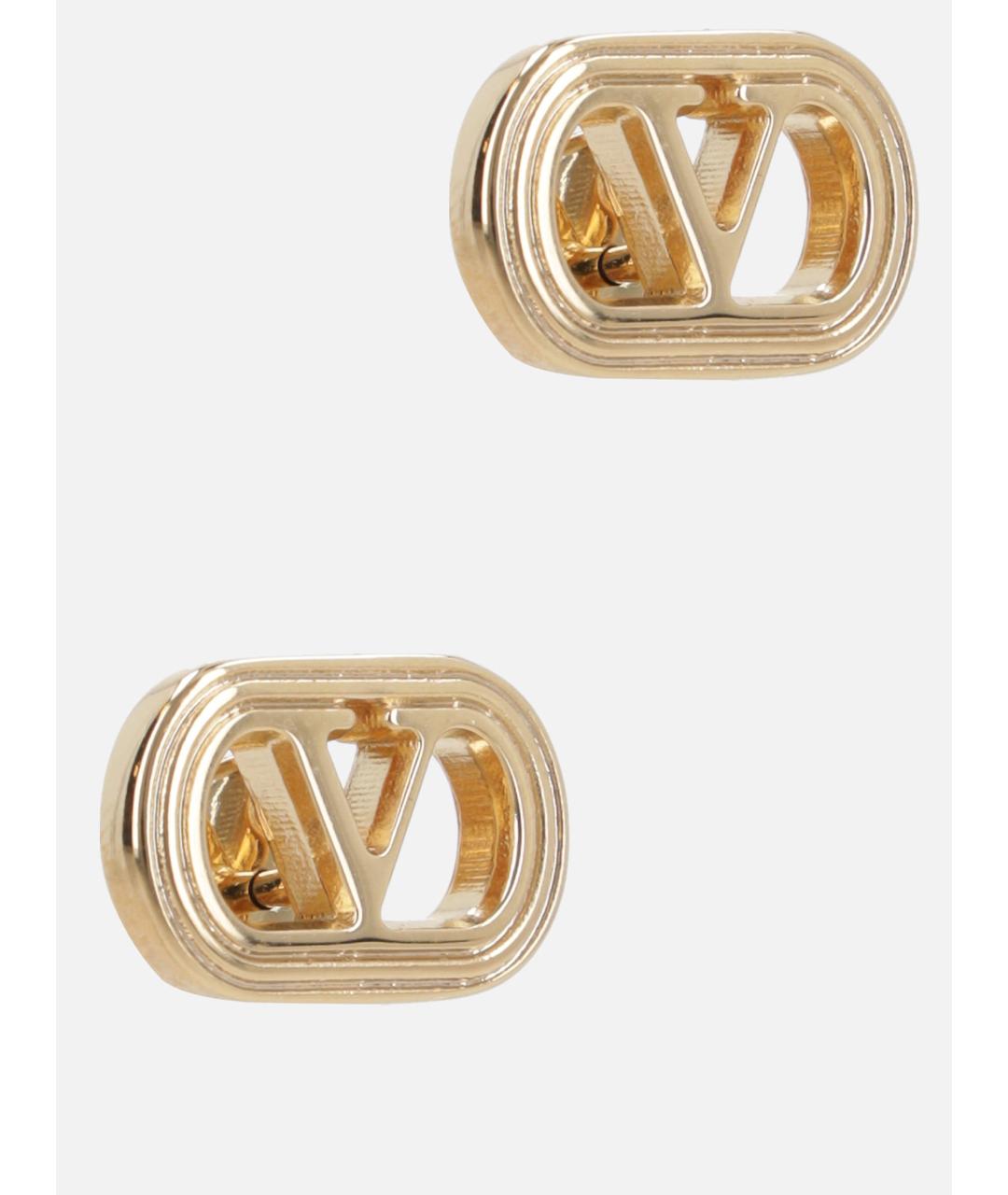 VALENTINO Золотые металлические серьги, фото 3