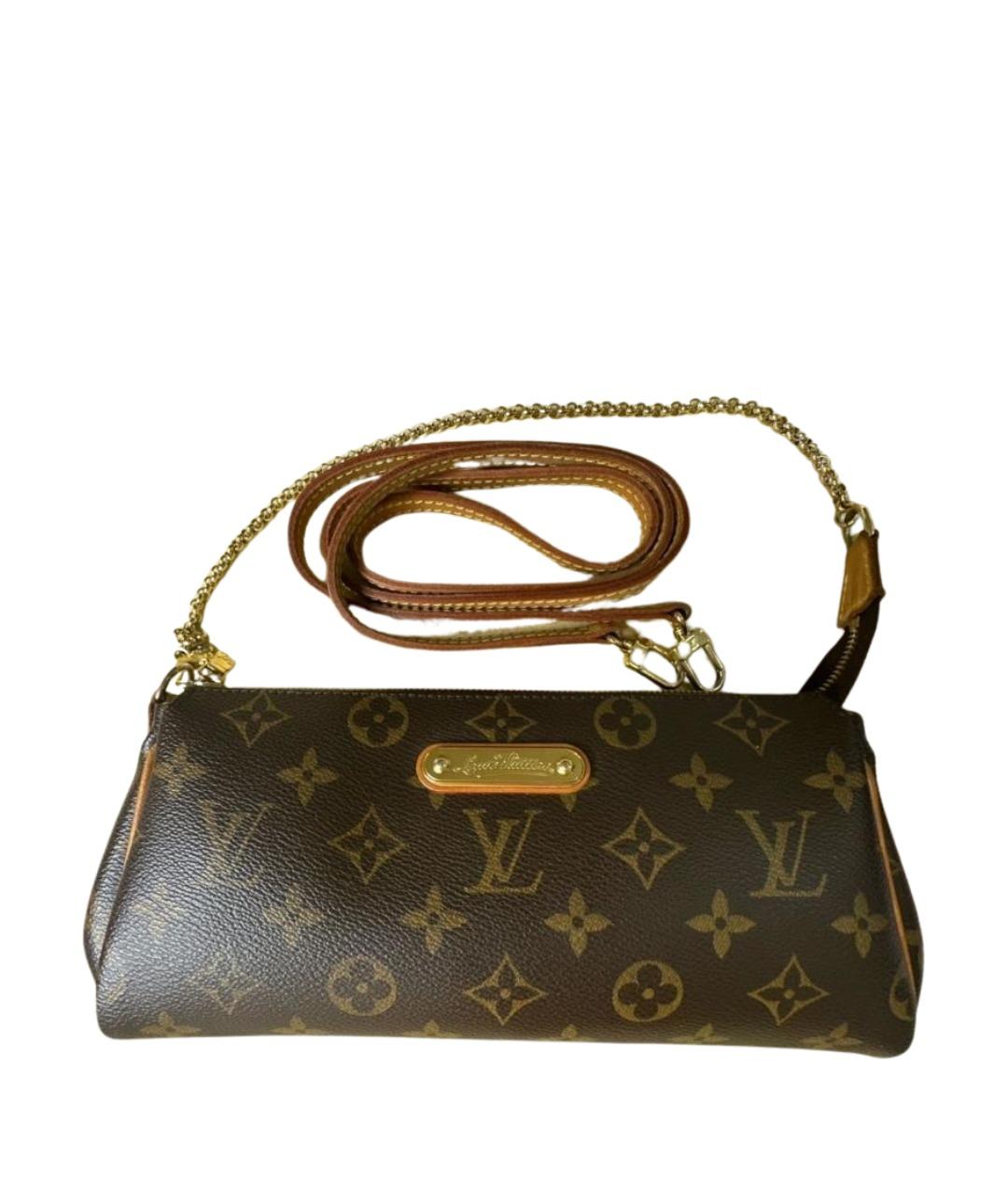 LOUIS VUITTON Коричневая сумка через плечо из искусственной кожи, фото 1