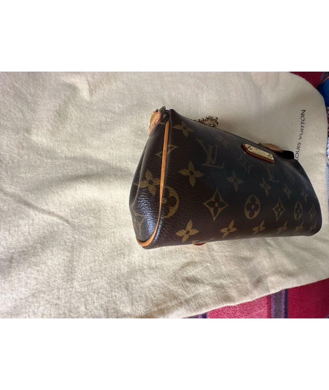 LOUIS VUITTON Коричневая сумка через плечо из искусственной кожи, фото 2