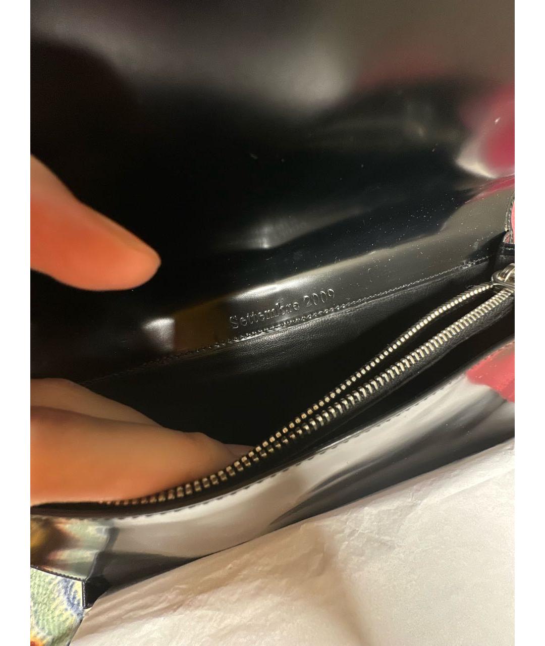 PRADA Черный кожаный кошелек, фото 5