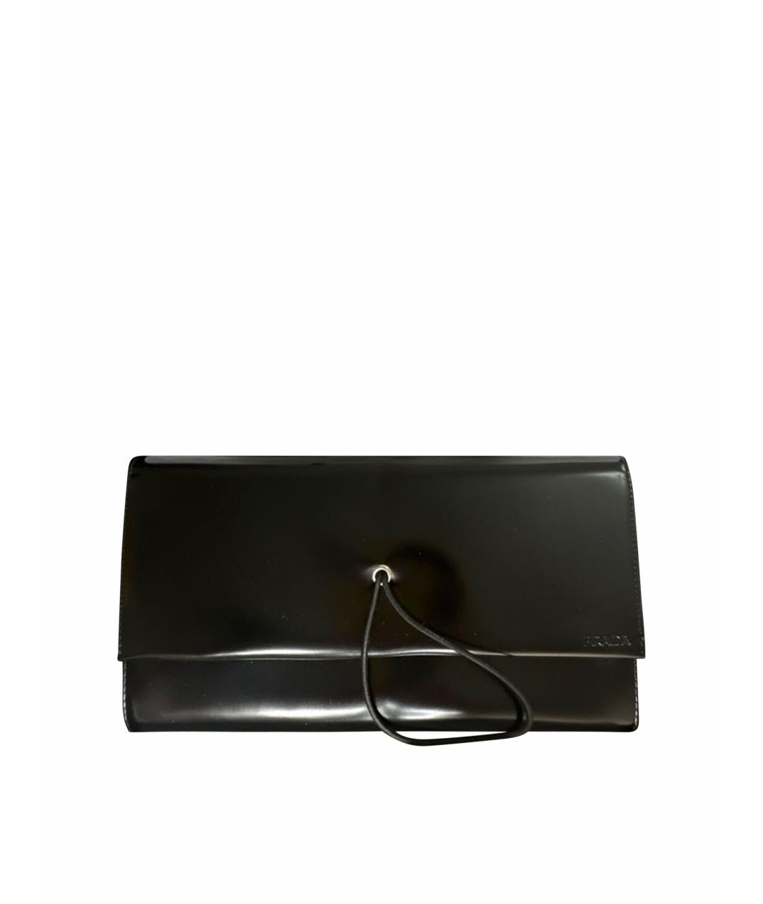 PRADA Черный кожаный кошелек, фото 1