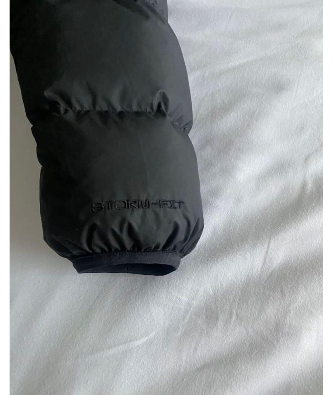 NIKE Черный полиэстеровый пуховик, фото 4