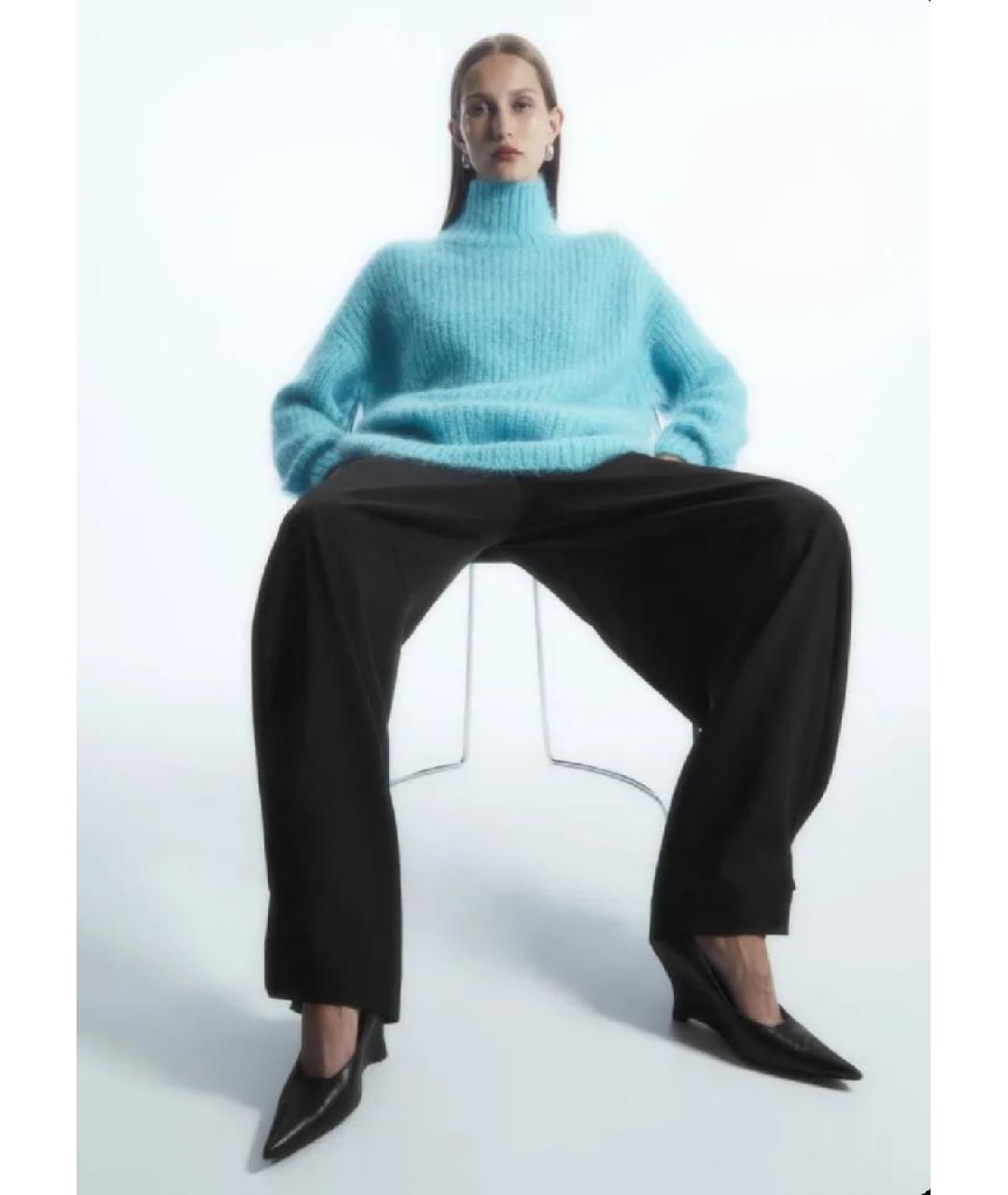 COS Голубой шерстяной джемпер / свитер, фото 2