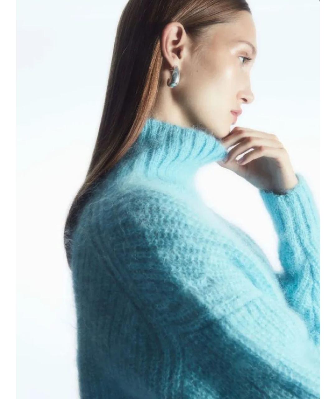 COS Голубой шерстяной джемпер / свитер, фото 5