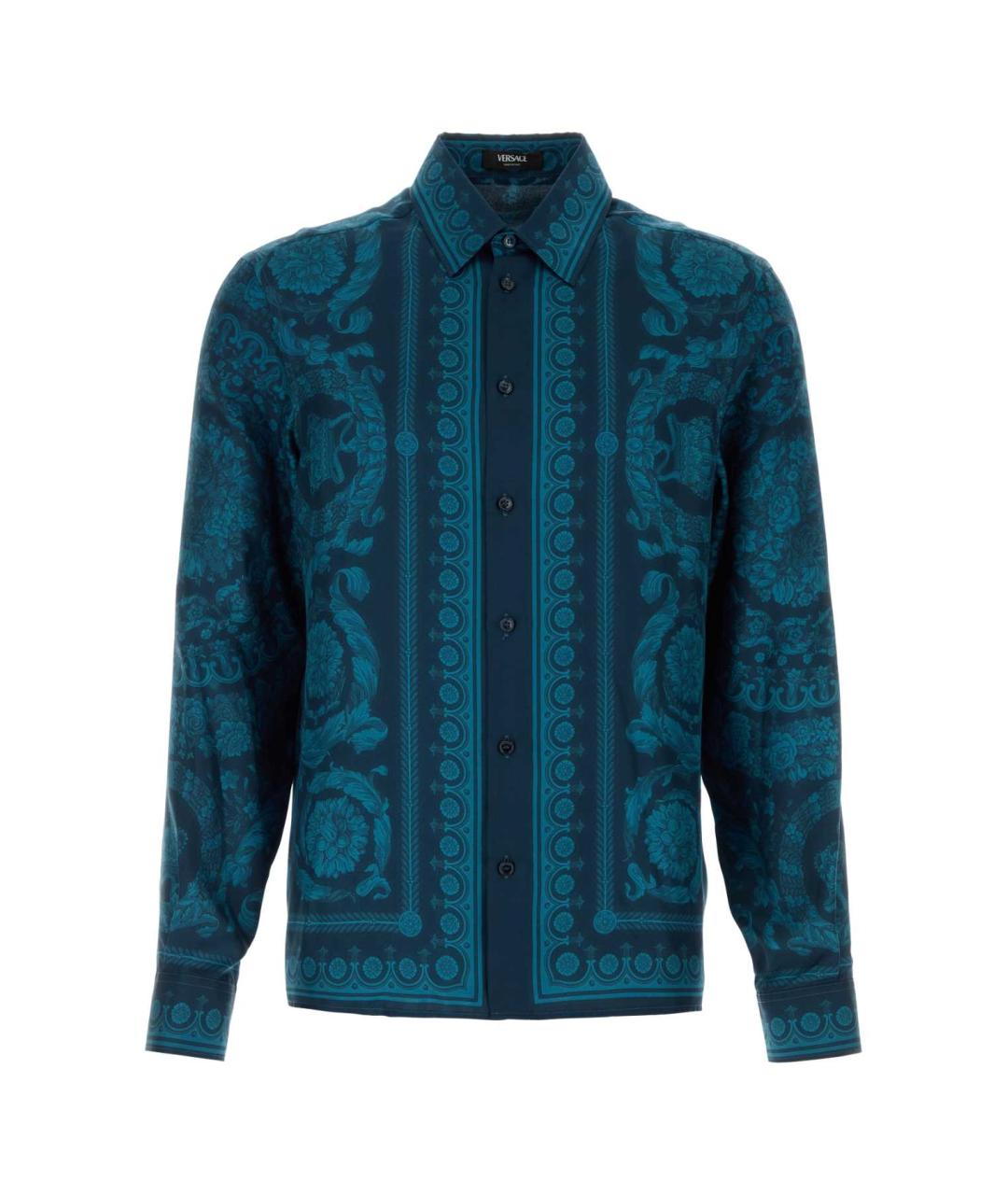 VERSACE Мульти шелковая кэжуал рубашка, фото 1