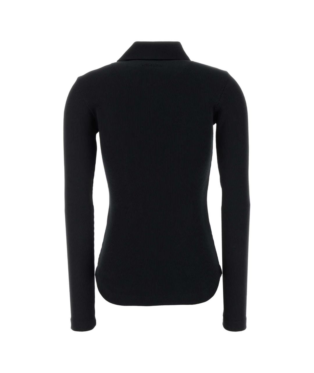 THE ATTICO Черная хлопковая блузы, фото 2