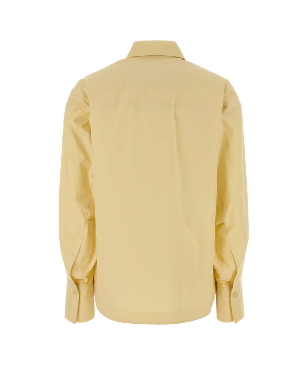THE ATTICO Желтая хлопковая рубашка, фото 2
