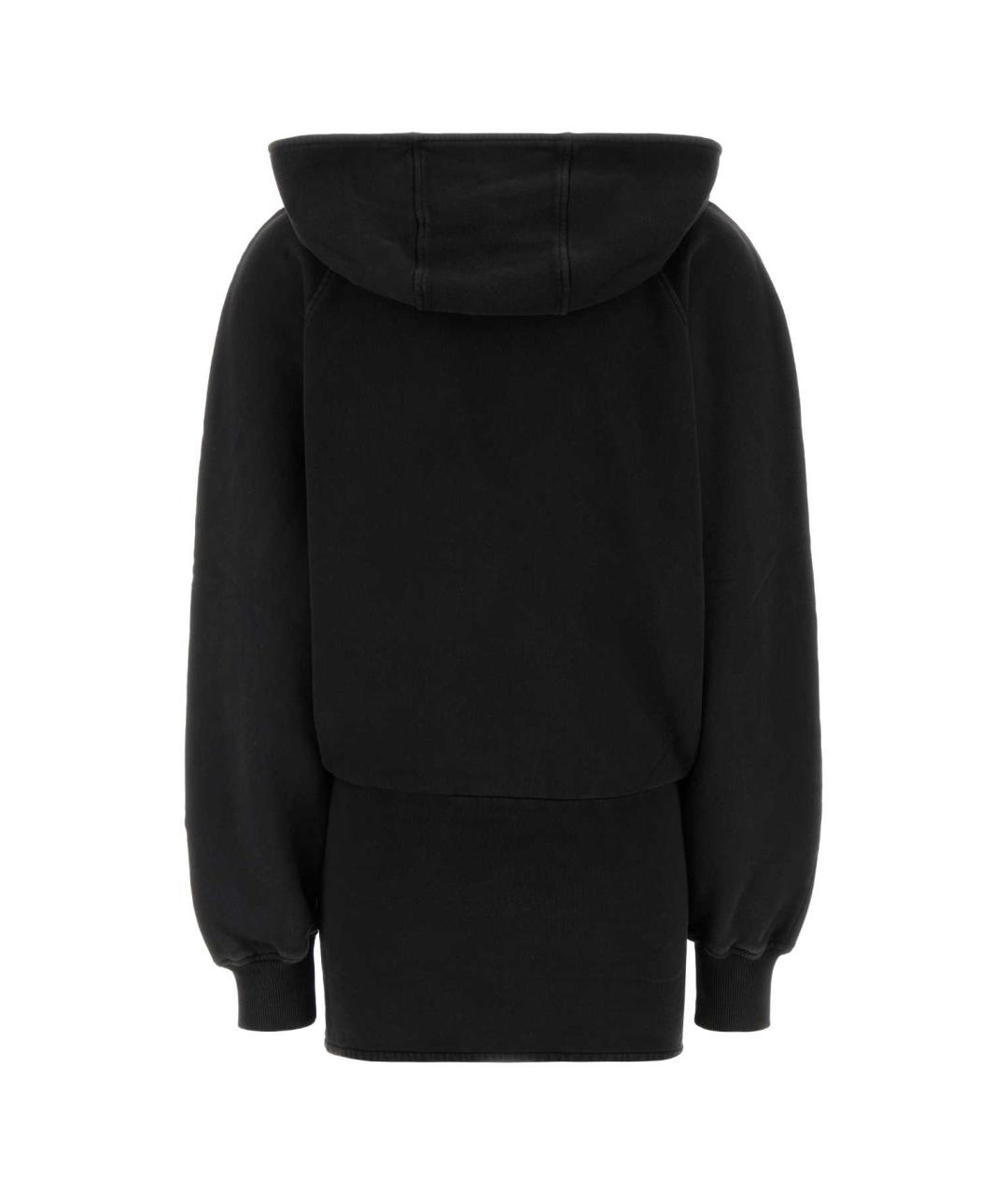 THE ATTICO Серое хлопковое платье, фото 2