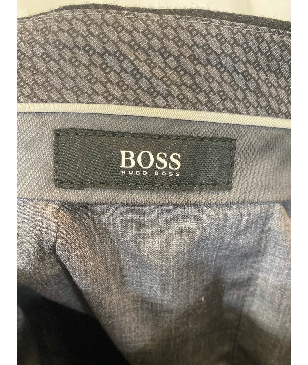 HUGO BOSS Антрацитовые шерстяные классические брюки, фото 5