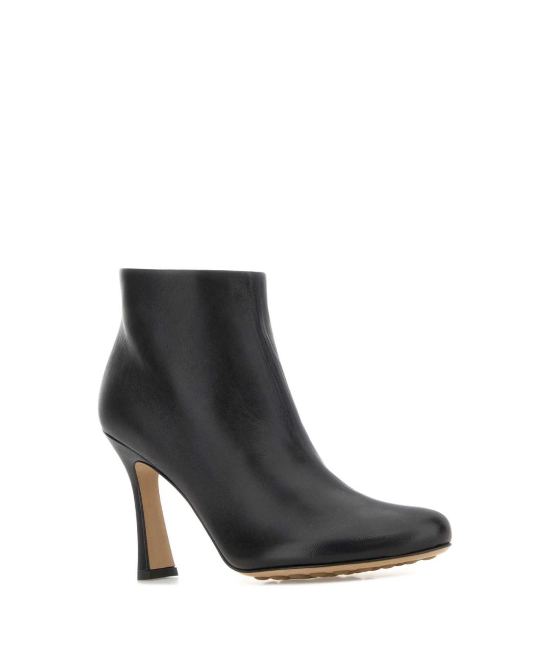 BOTTEGA VENETA Черные кожаные полусапоги, фото 2