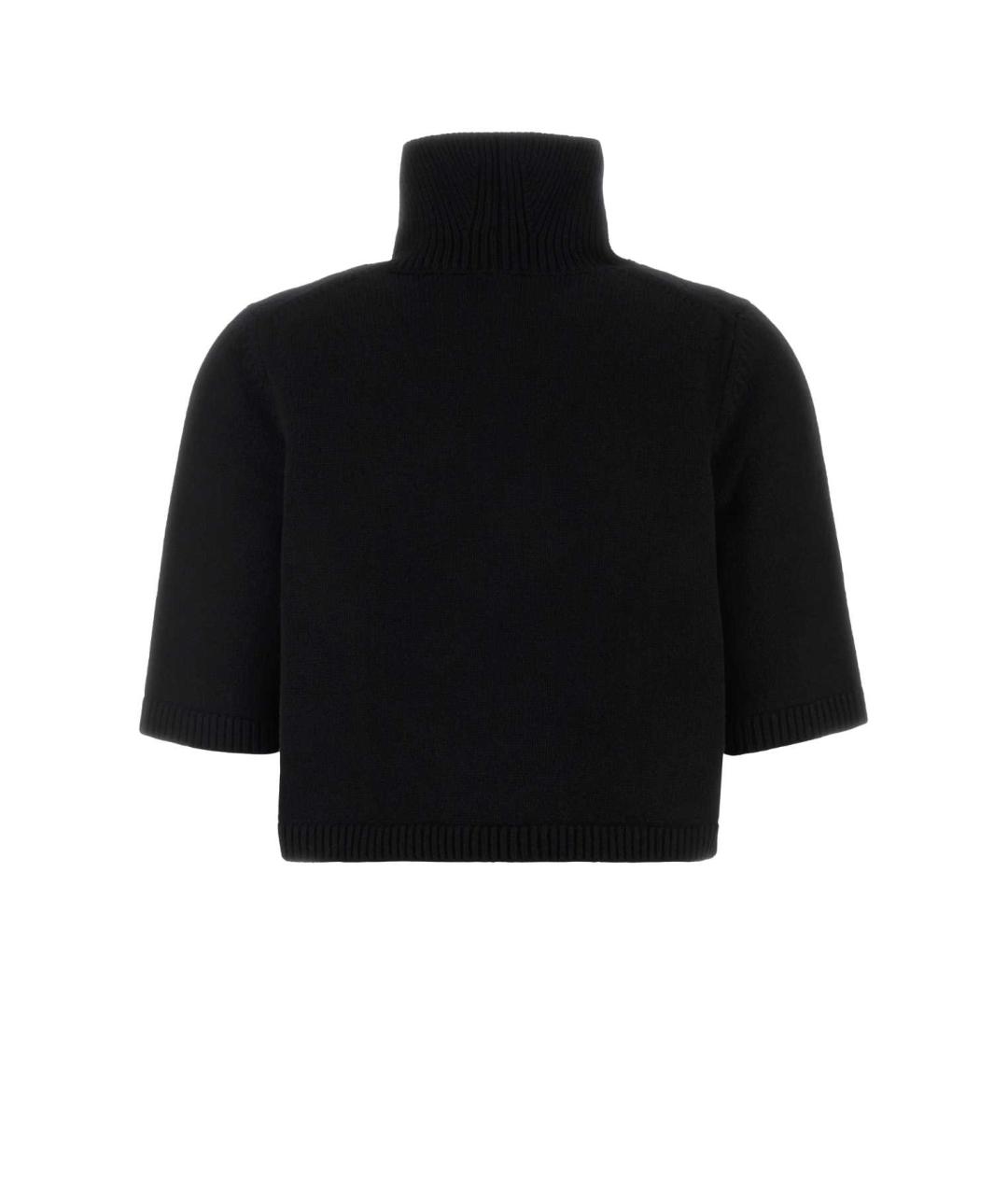 ALAIA Черный кашемировый джемпер / свитер, фото 2