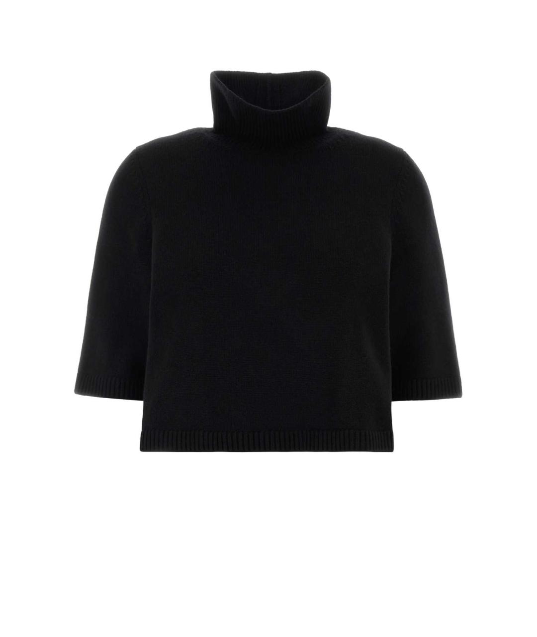 ALAIA Черный кашемировый джемпер / свитер, фото 1