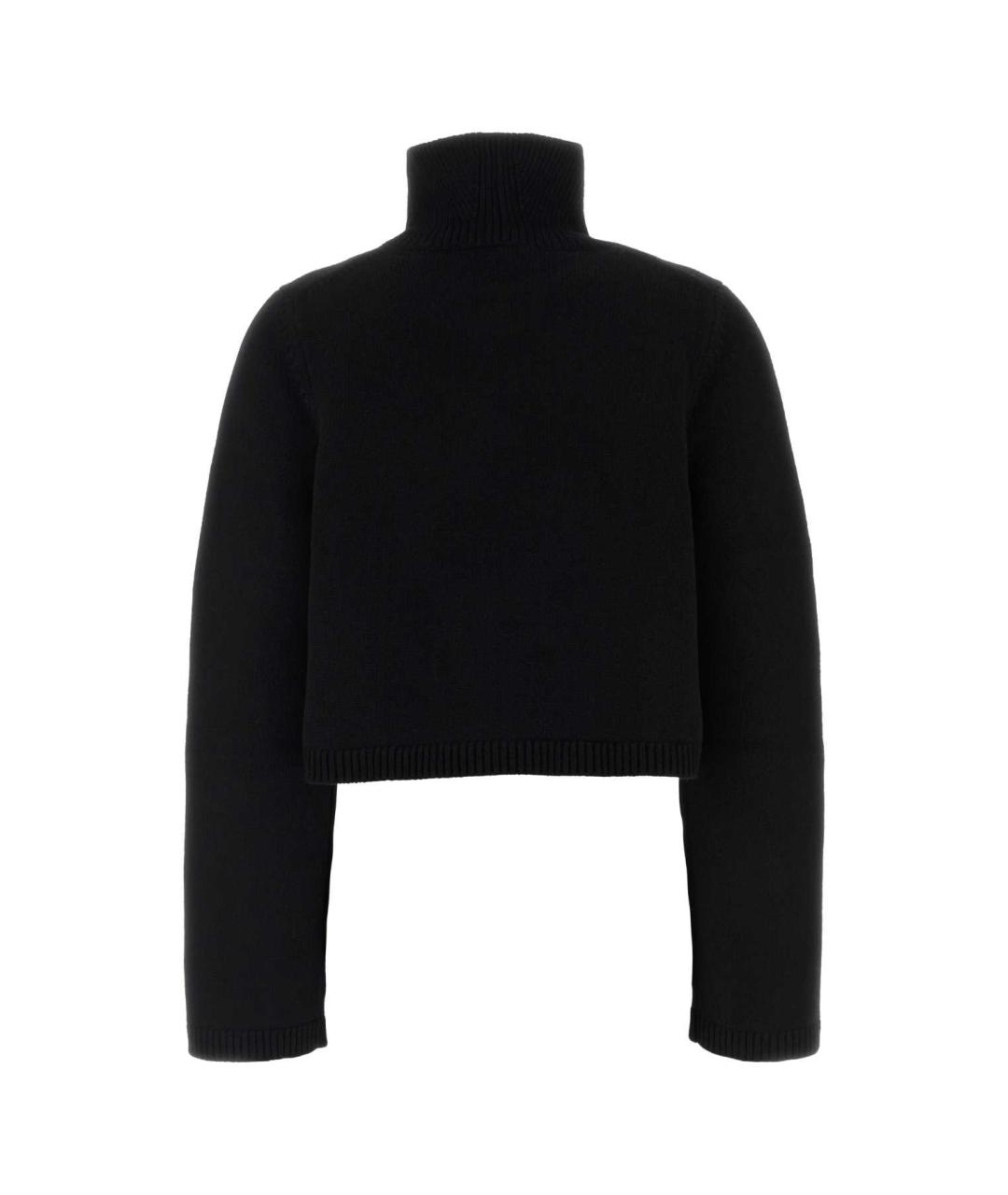 ALAIA Черный кашемировый джемпер / свитер, фото 2