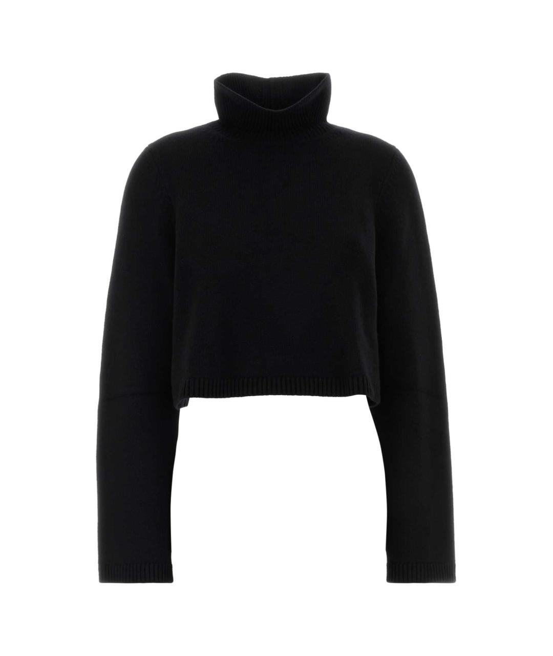 ALAIA Черный кашемировый джемпер / свитер, фото 1