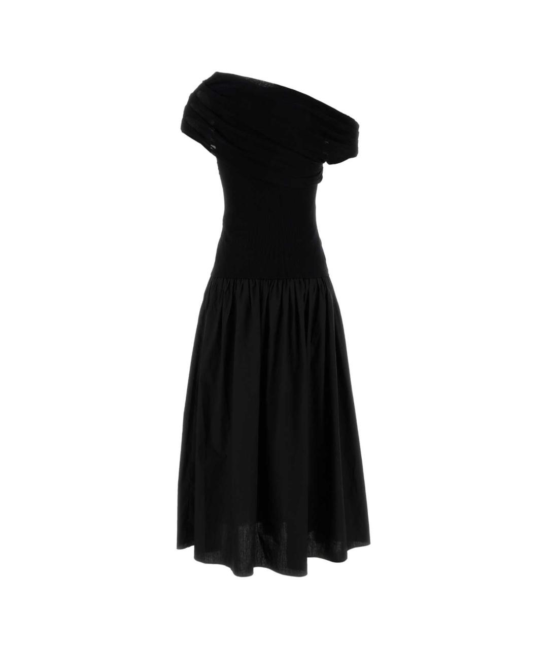 SELF-PORTRAIT Черное вискозное вечернее платье, фото 2