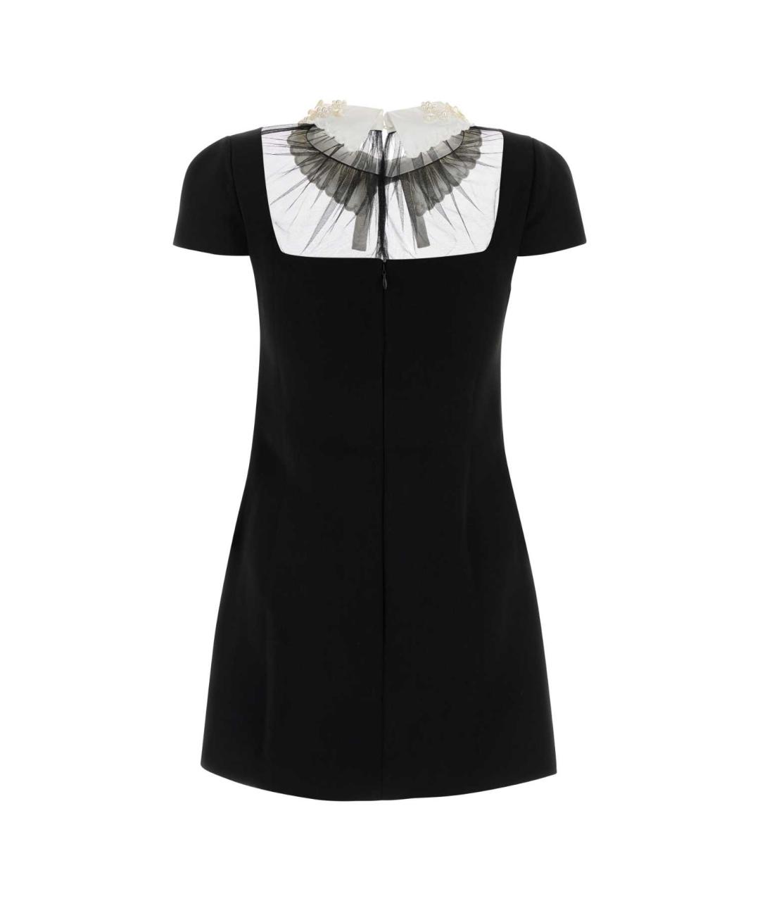 SELF-PORTRAIT Черное полиэстеровое платье, фото 2