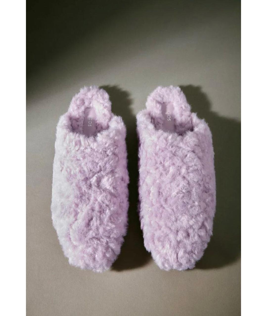 COS Фиолетовые текстильные сабо, фото 3