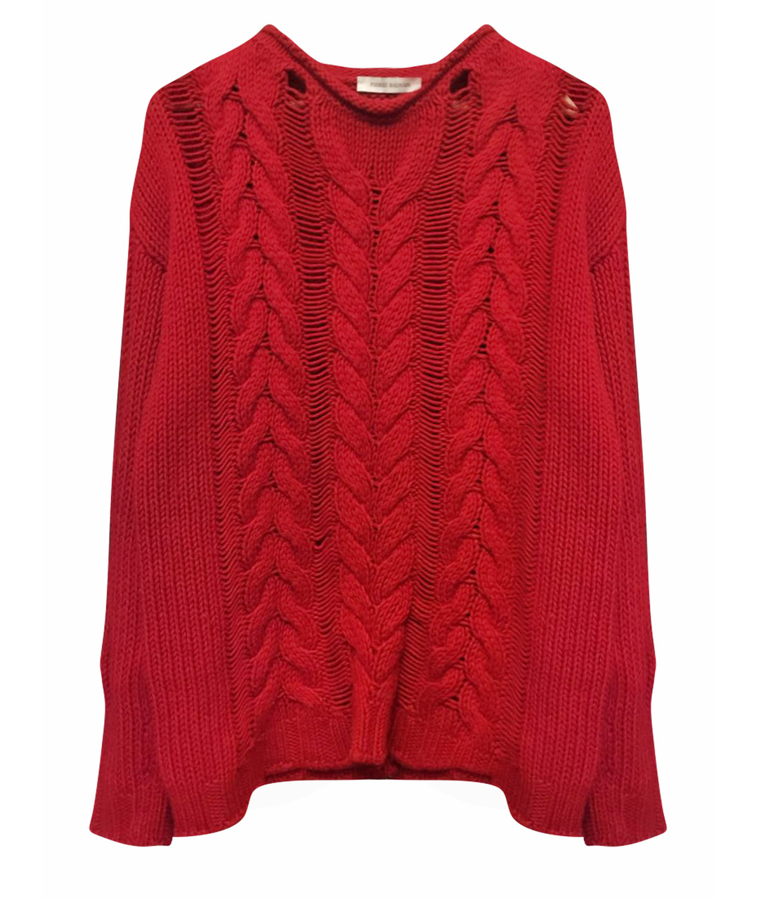 PIERRE BALMAIN Красный вискозный джемпер / свитер, фото 1