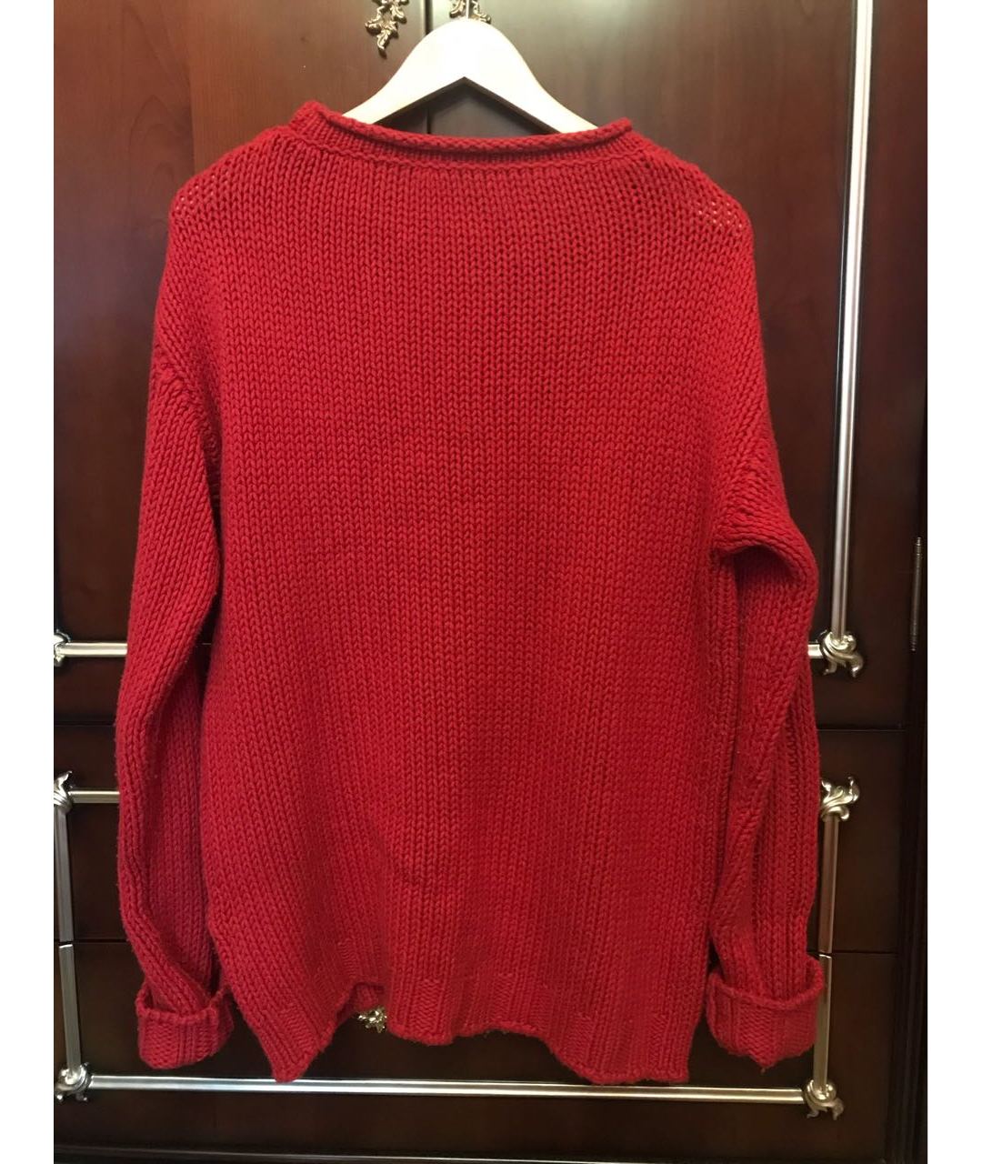 PIERRE BALMAIN Красный вискозный джемпер / свитер, фото 2