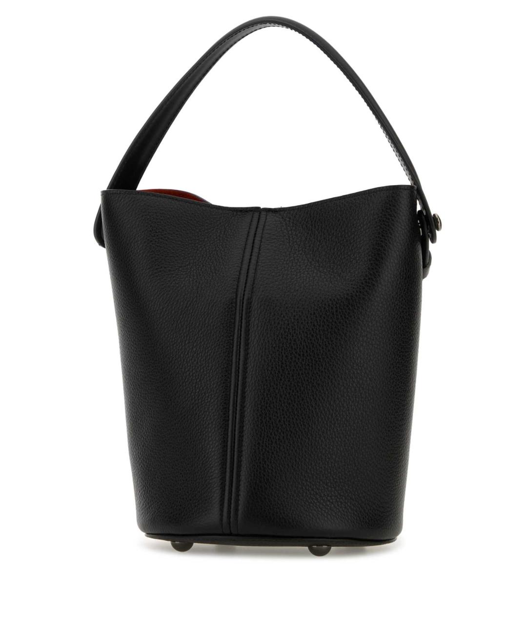 MAISON MARGIELA Черная кожаная сумка через плечо, фото 2