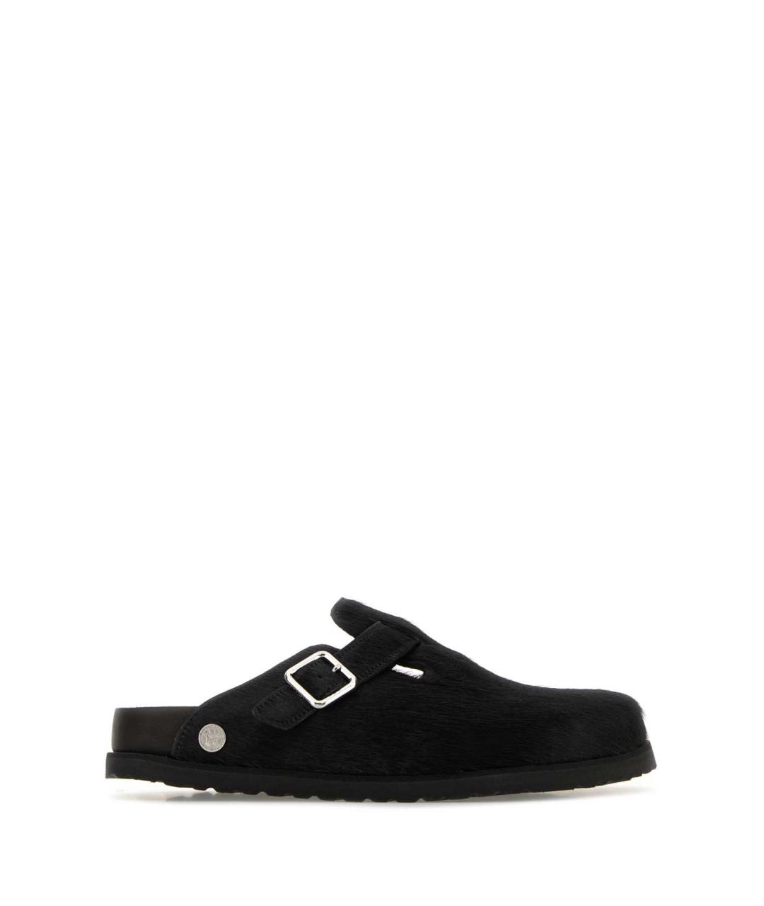 BIRKENSTOCK Черные замшевые мюли, фото 1