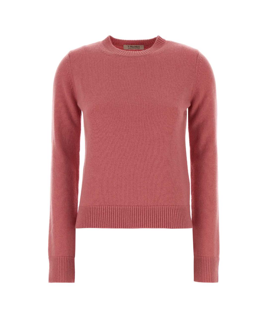 'S MAX MARA Розовый шерстяной джемпер / свитер, фото 1